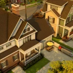 Suburban Double Houses
