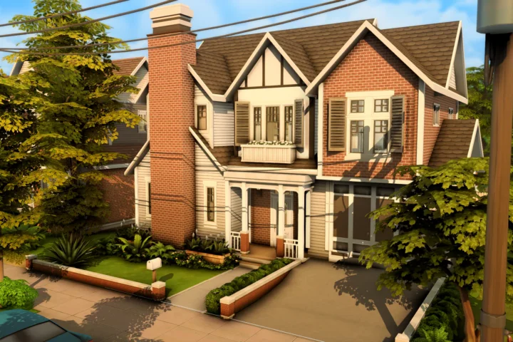 Small Suburban Family House