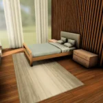 Luxury modern house with aquarium