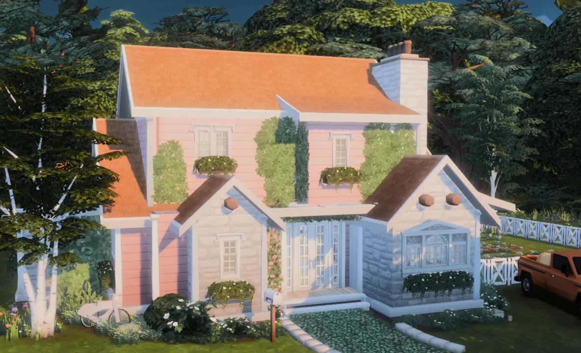 Pretty Pastel Cottage