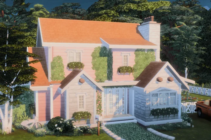 Pretty Pastel Cottage