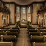 Wedding Cathedral with Cemetery