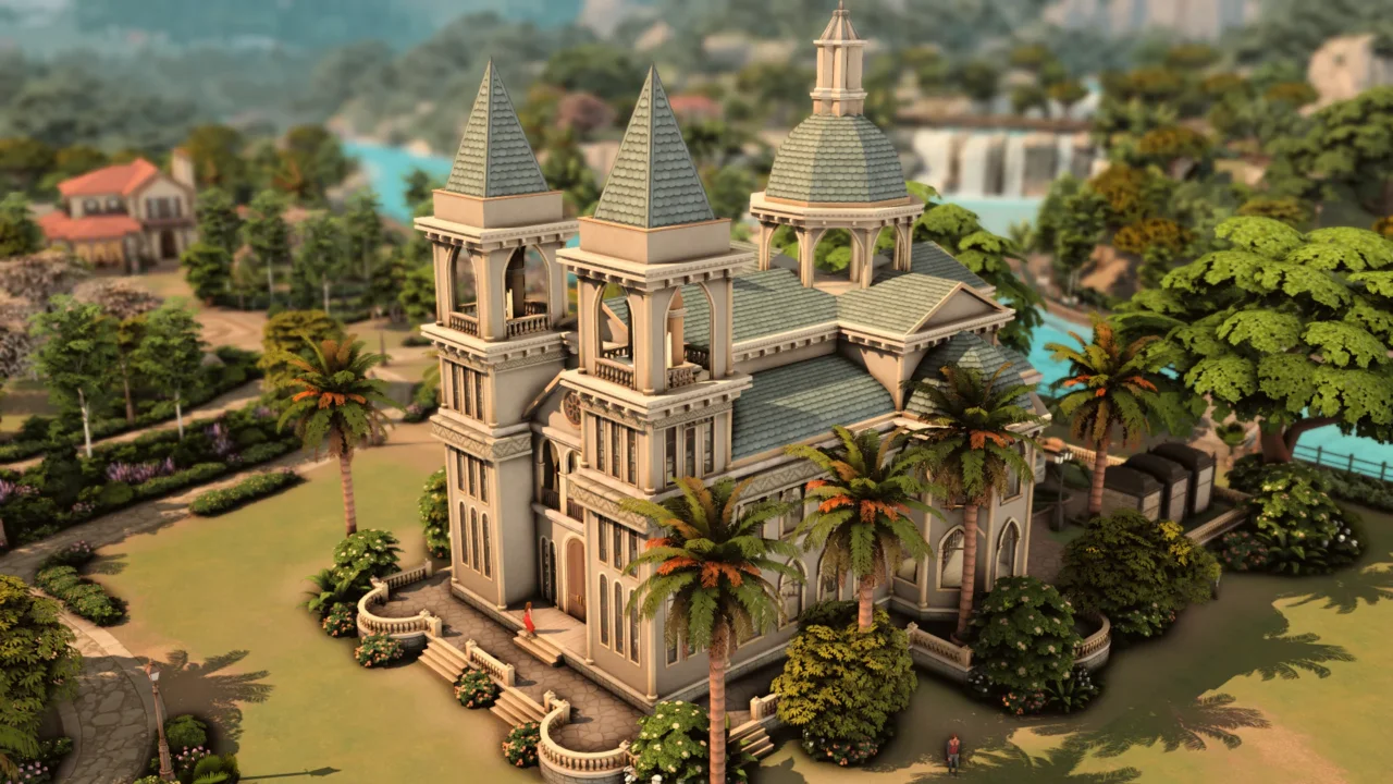 Wedding Cathedral with Cemetery
