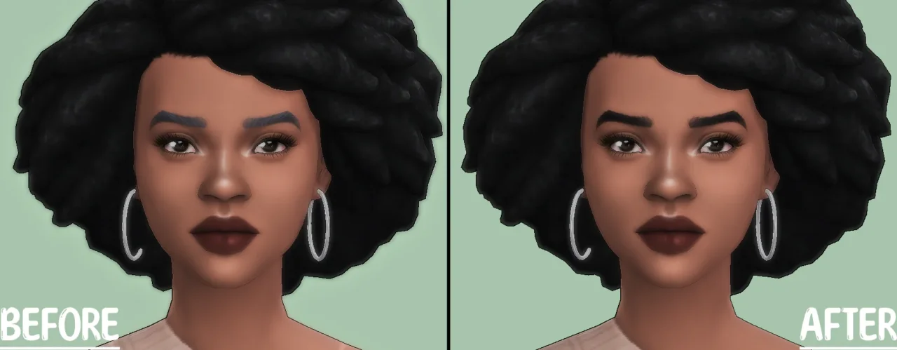 Base Game Eyebrow Override II (Horse Ranch Patch)
