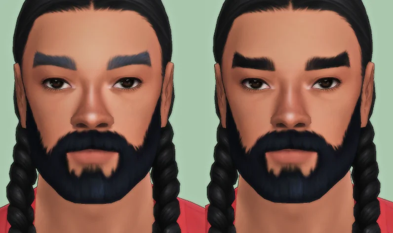 Base Game Eyebrow Override VII (Horse Ranch Patch)