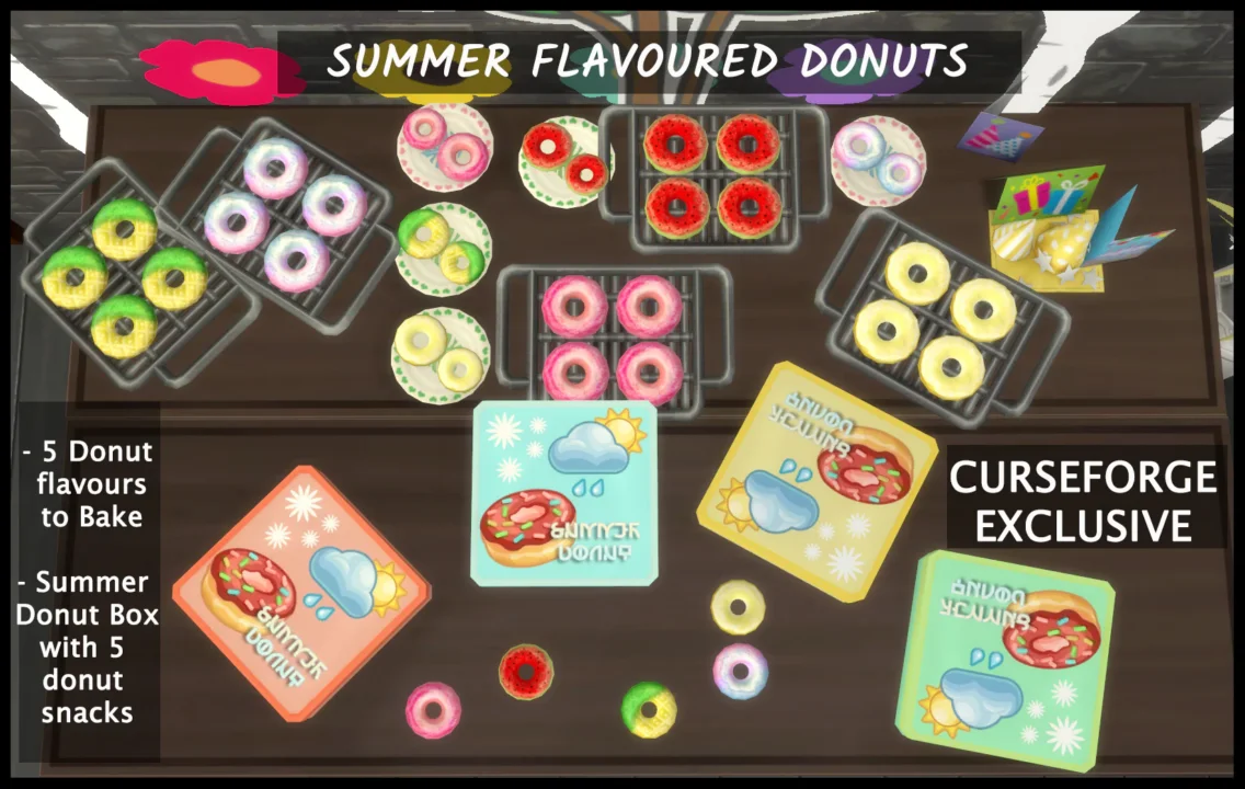 Summer Flavoured Donuts
