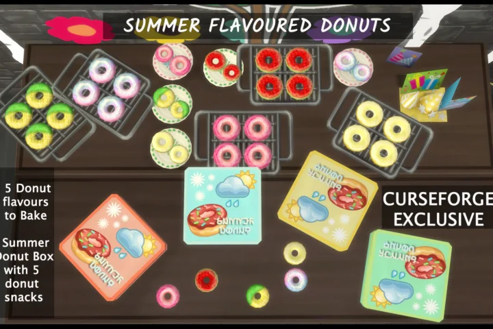 Summer Flavoured Donuts