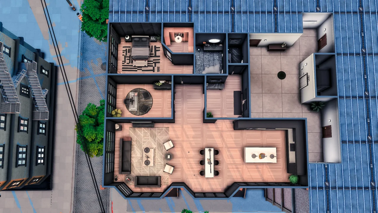 Dark and modern Culpepper House