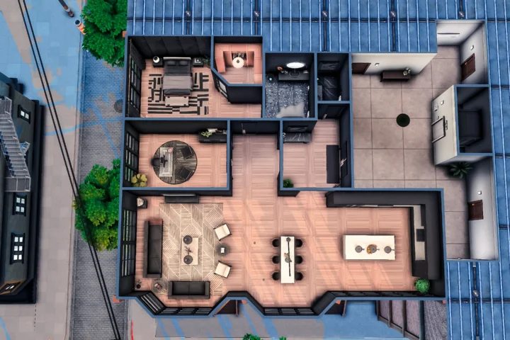 Dark and modern Culpepper House