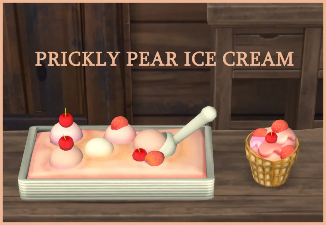 Prickly Pear Ice Cream