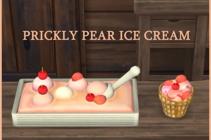Prickly Pear Ice Cream