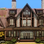 Family House with Barn