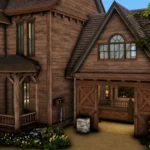 Family House with Barn