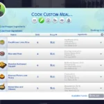 CUSTOM FOOD OBJECTS