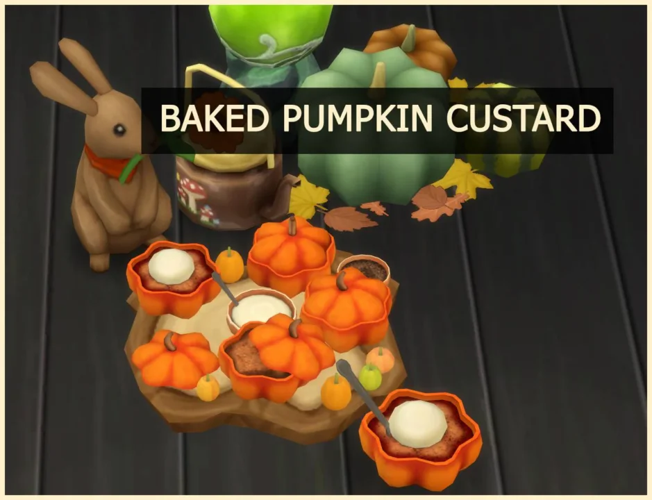 Baked Pumpkin Custard