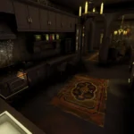 Haunted Mansion with Cemetery and Swamp