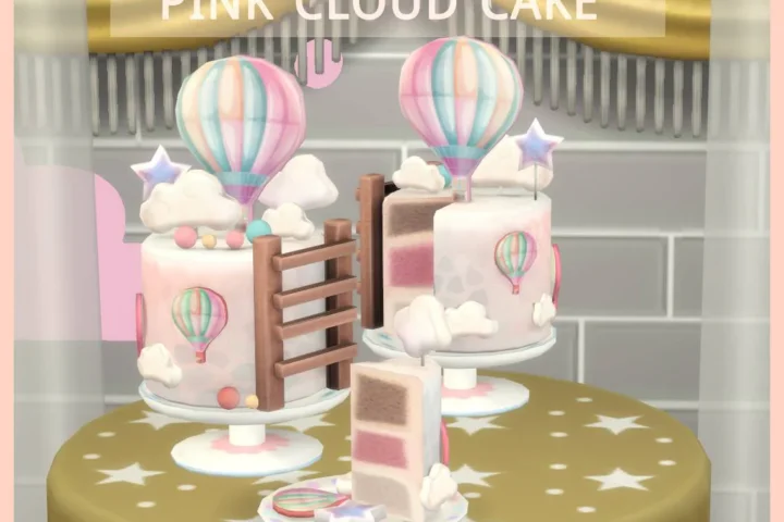 Pink Cloud Cake