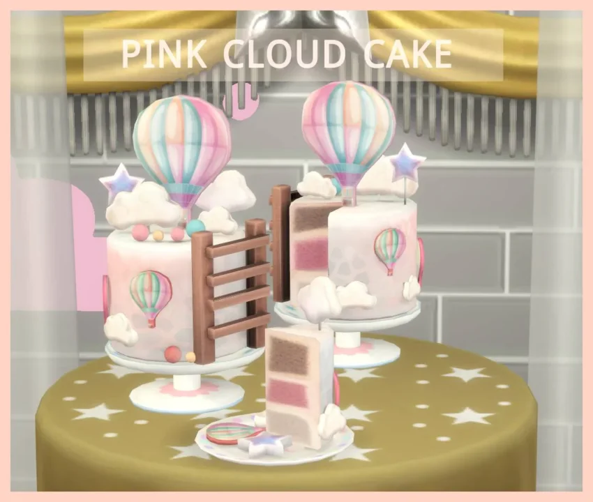Pink Cloud Cake