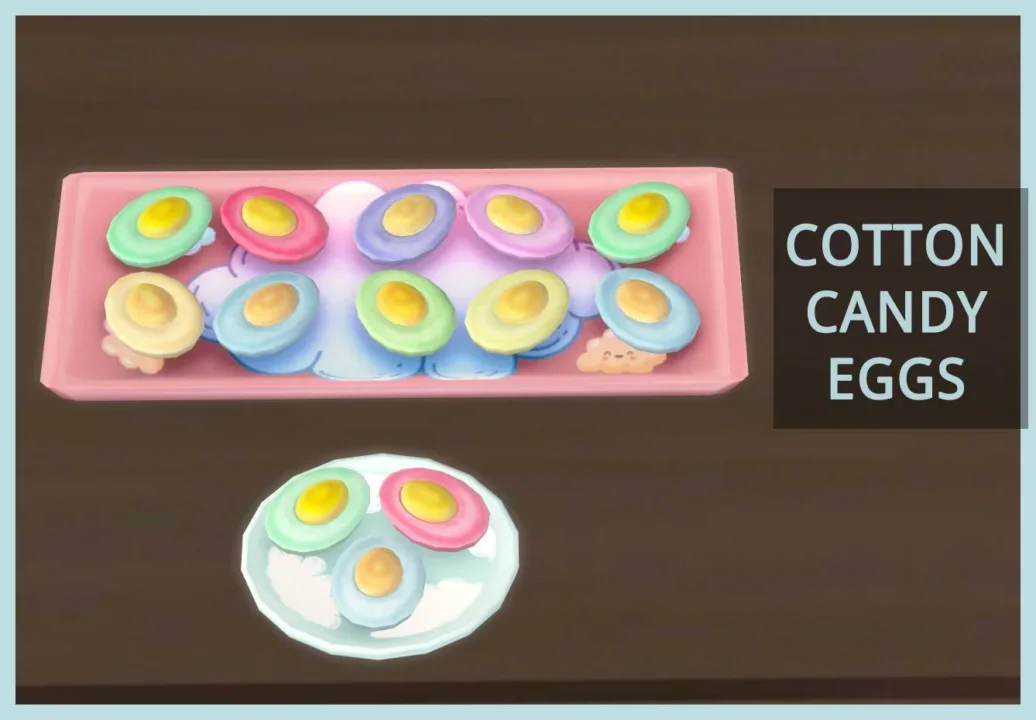 Cotton Candy Eggs