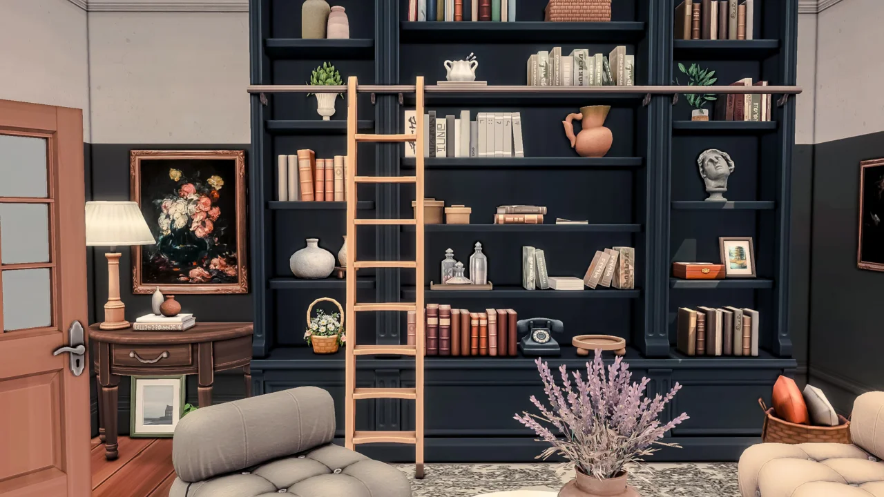 Cozy cluttered apartment