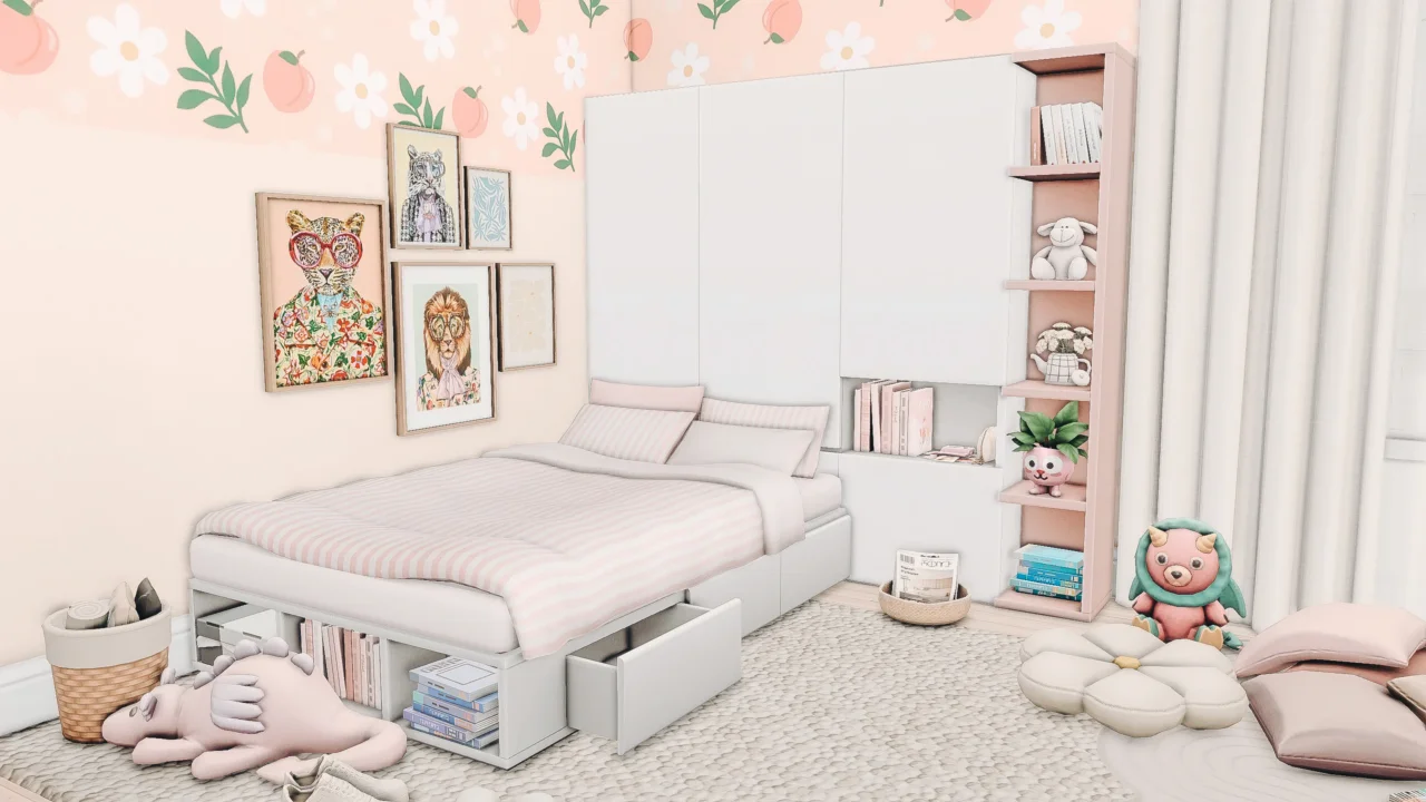 Pink Gamer Girl Bedroom