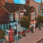 British Row of Shops