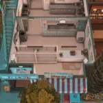 British Row of Shops