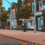 British Row of Shops