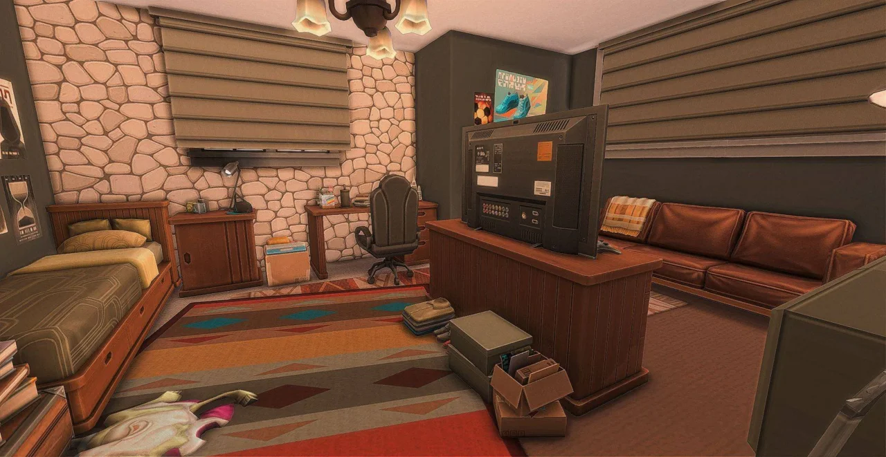 Teen Boys Bedroom Hangout