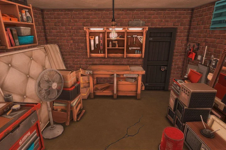 Cluttered Garage / Workshop