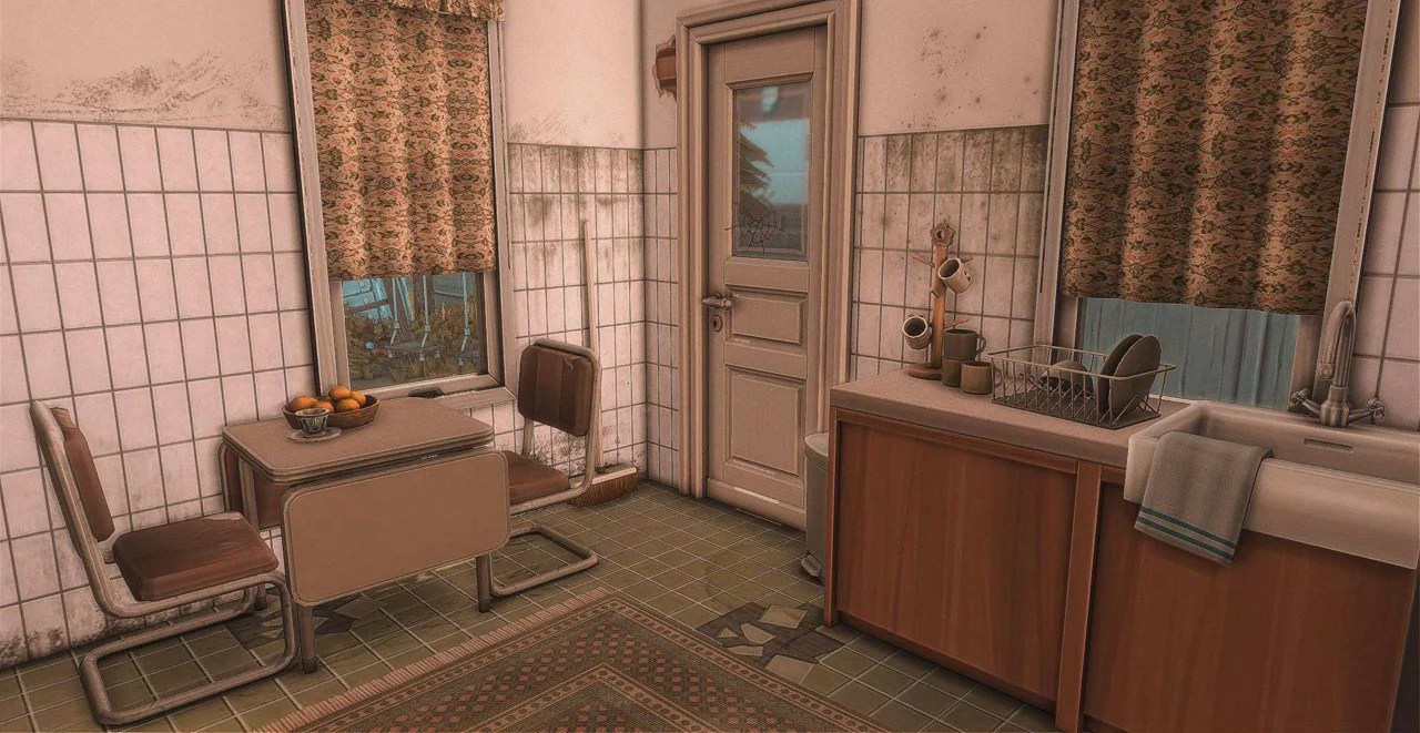 Dirty Retro Kitchen