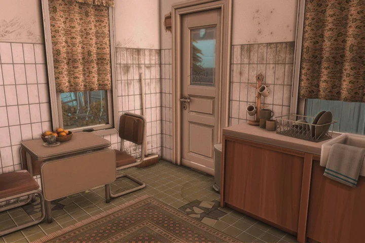 Dirty Retro Kitchen