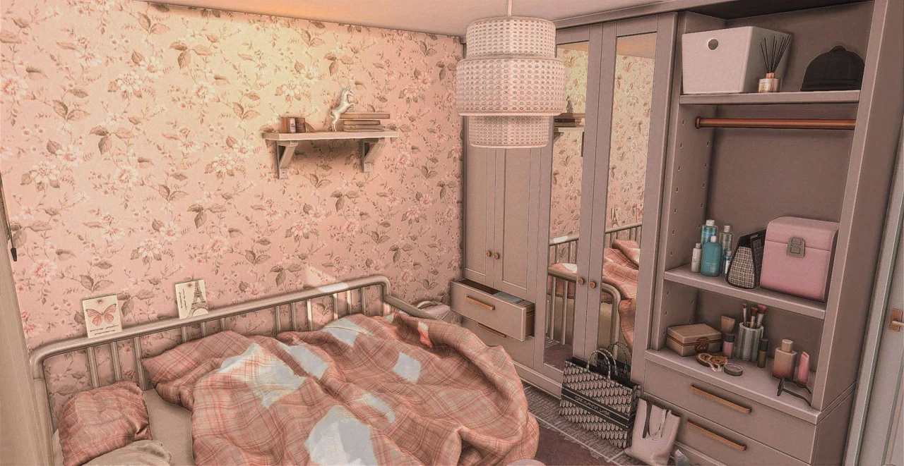 Pretty in Pink Teen Bedroom