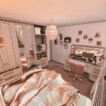 Pretty in Pink Teen Bedroom