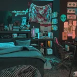 Gamers/Streamer Anime/Grunge Room