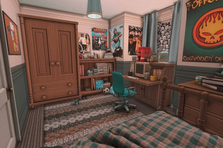 Nostalgic Boys Bedroom / Teen Bedroom