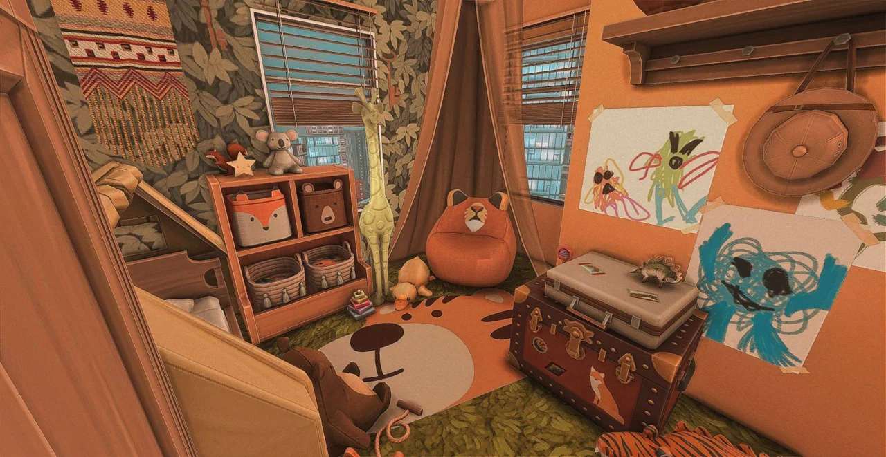 Safari Theme Toddler Room 🐘🦓🐅