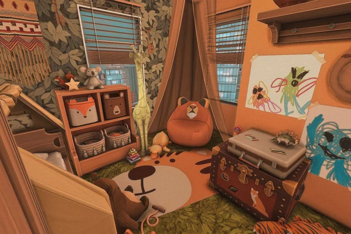 Safari Theme Toddler Room 🐘🦓🐅