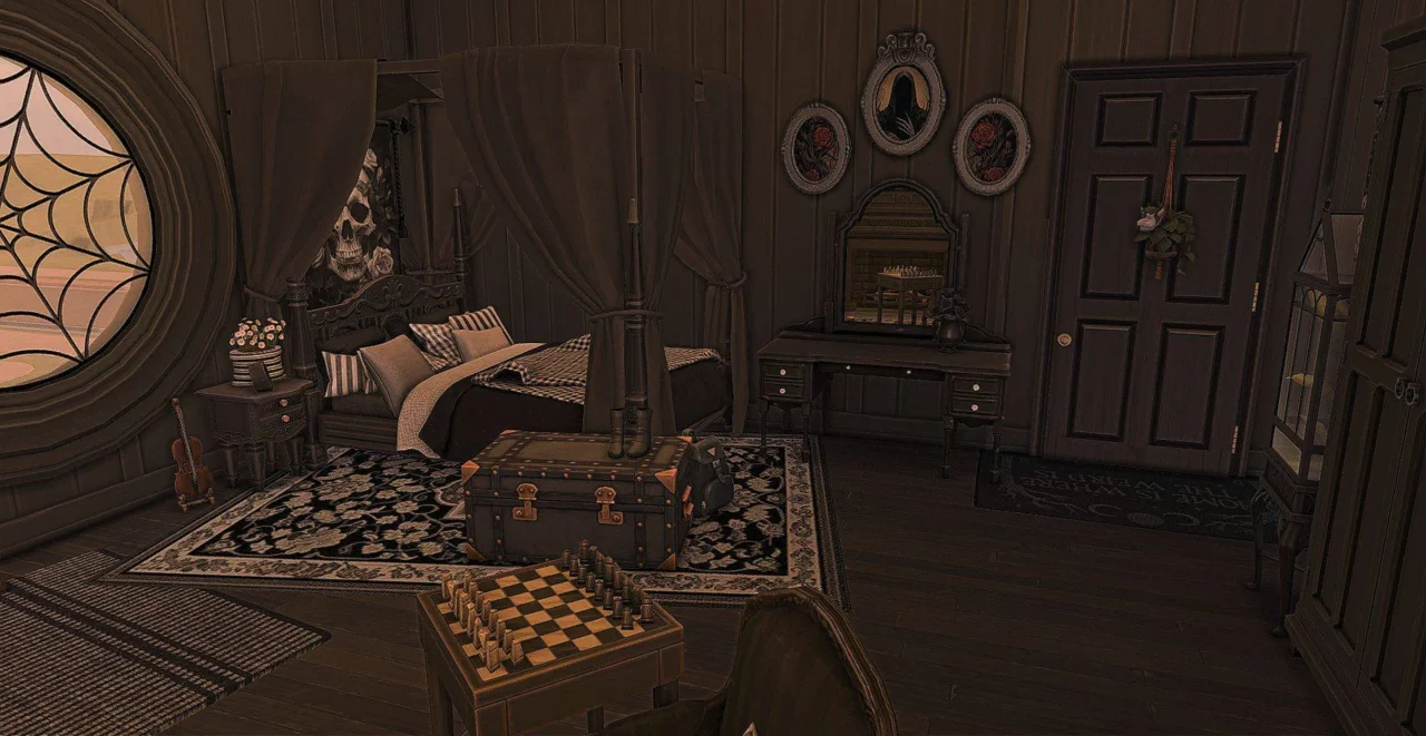 Wednesdays Bedroom / Gothic