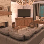 Cozy Modern Cottage Living Room