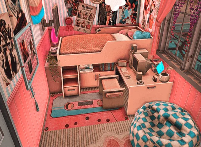 Nostalgic Girls Bedroom