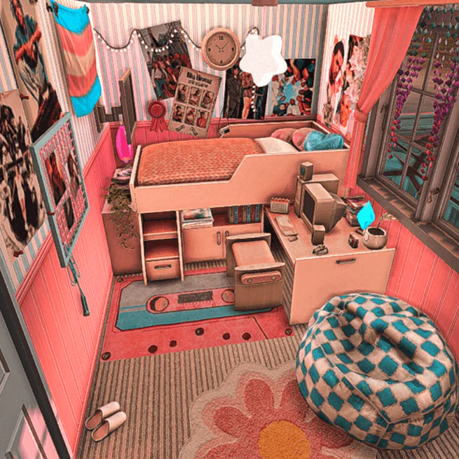 Nostalgic Girls Bedroom