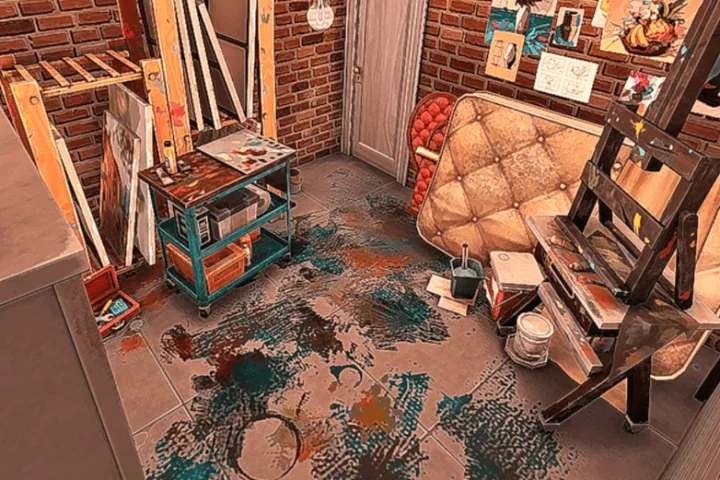 Cluttered Painting Room NO CC