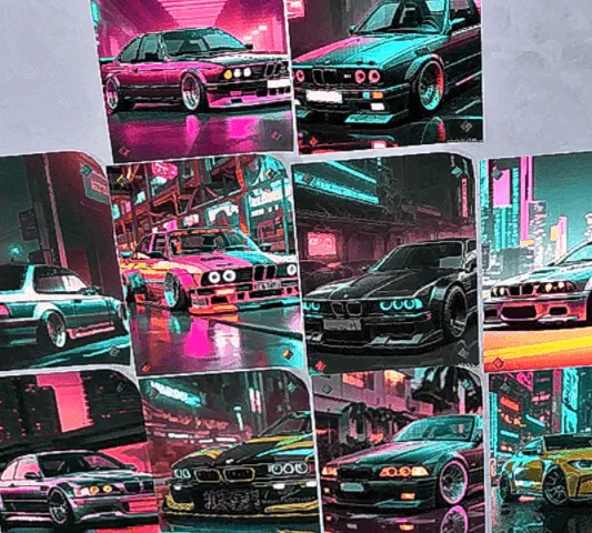 Car Enthusiast Poster Set - BMW