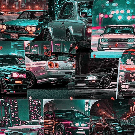 Car Enthusiast Poster Set - Skyline/GTR