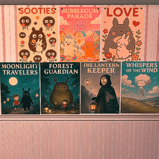 Ghibli Style Posters - Kawaii Posters