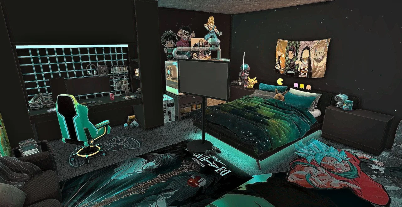 The Ultimate Anime Gamer Bedroom