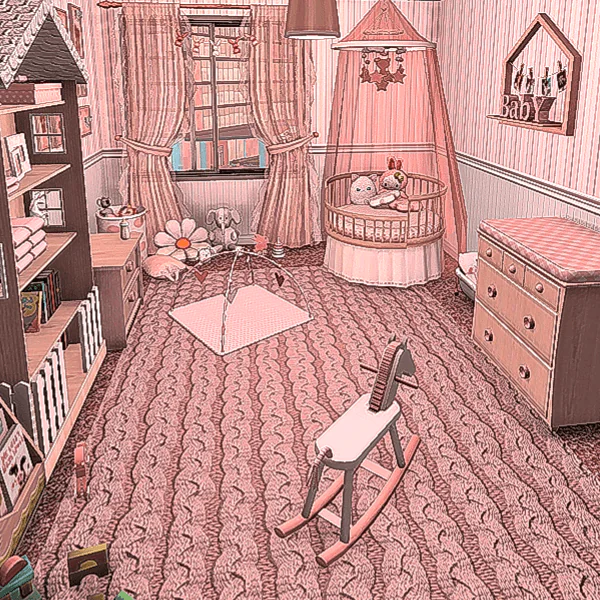 ❤️ Cozy Pastel Pink Baby Room ❤️