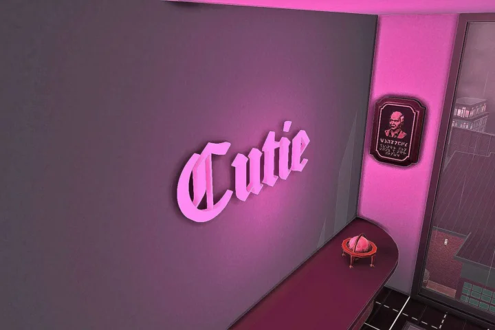 Cutie Neon Wall Light !