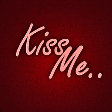 Flirty - Kiss Me - Neon Wall Light